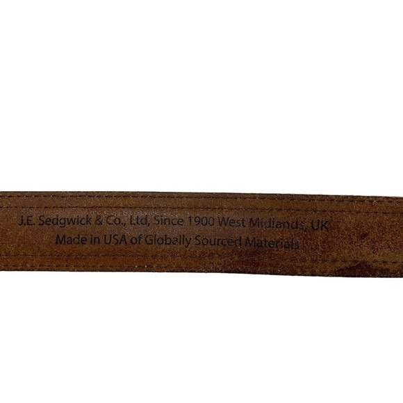 Orvis Brown Leather Belt Sz 40 - Picture 9 of 9